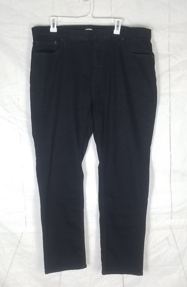 old navy black slim jeans 38 x 30